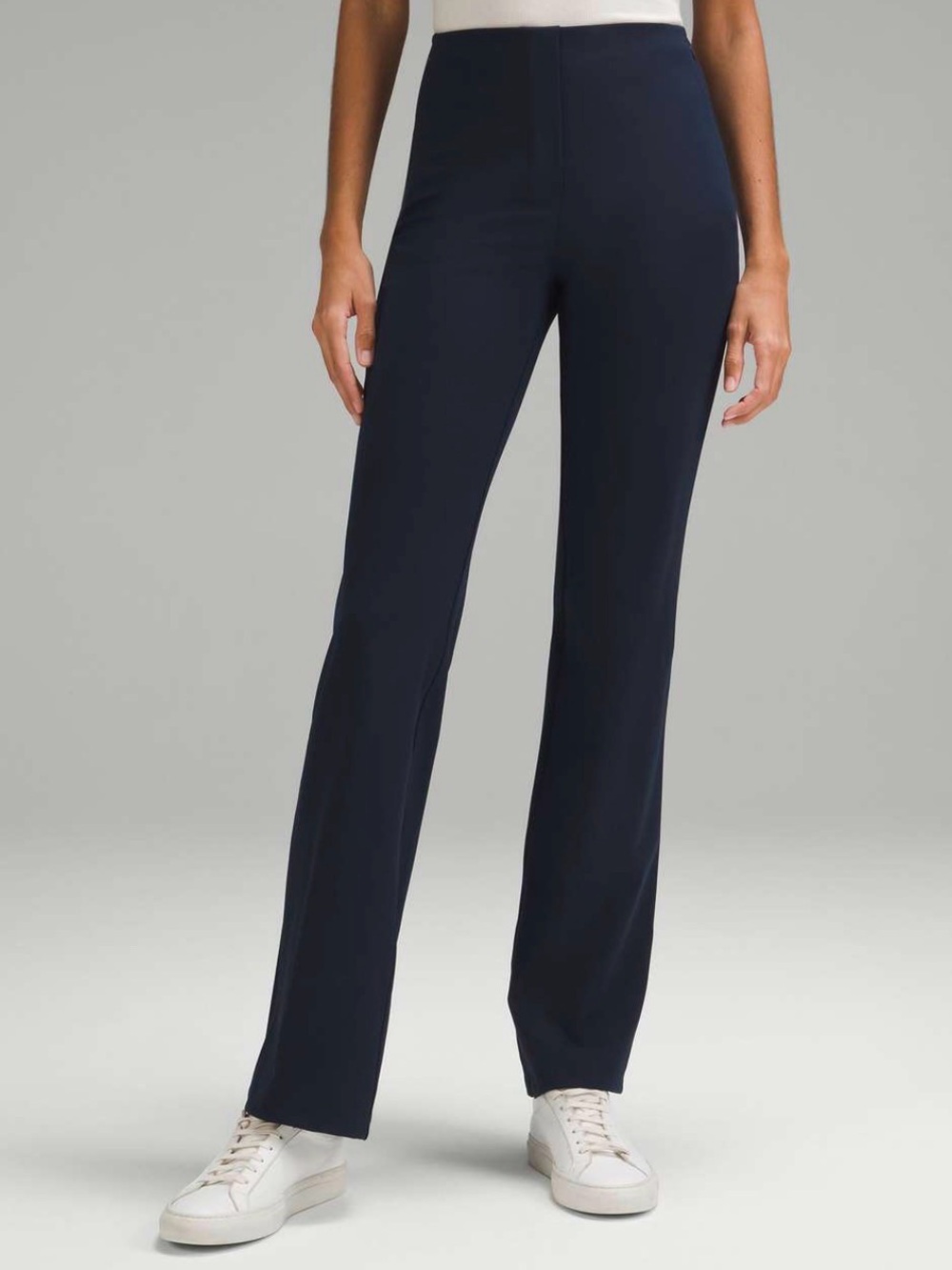 lululemon athletica Straight-Leg High-Rise Pants in Navy